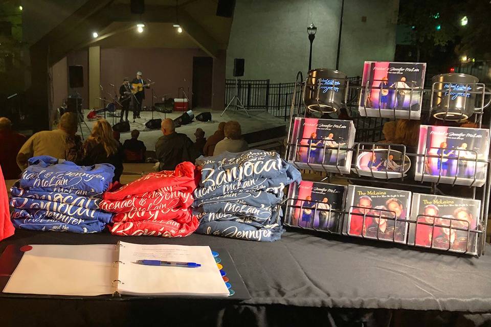 Our Merchandise Table