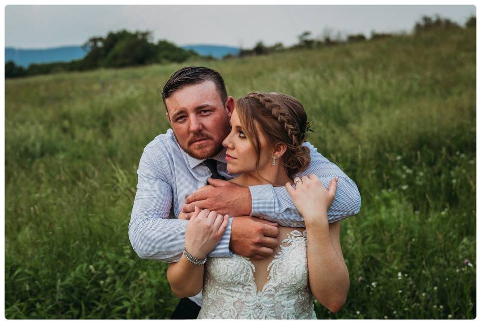 Field Sunset Portrait