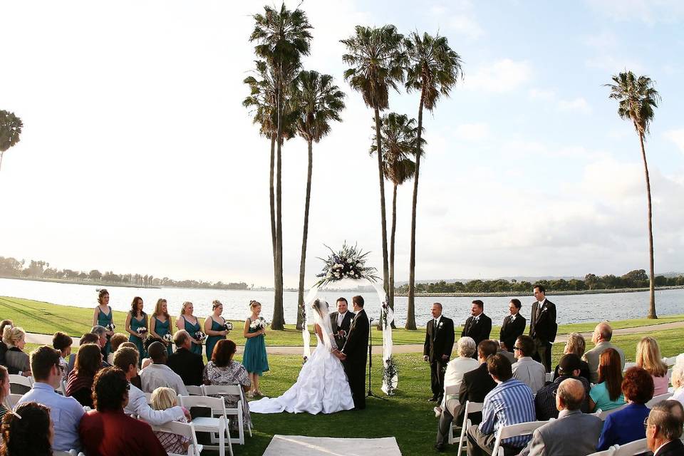 Waterfront ceremony