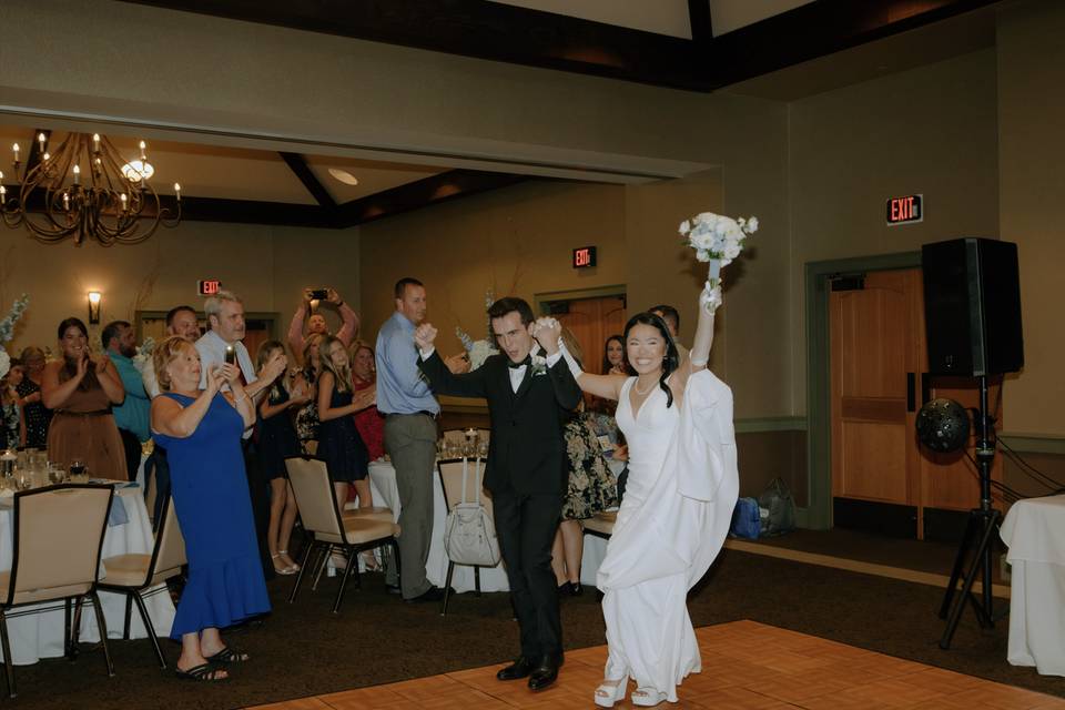The newlyweds
