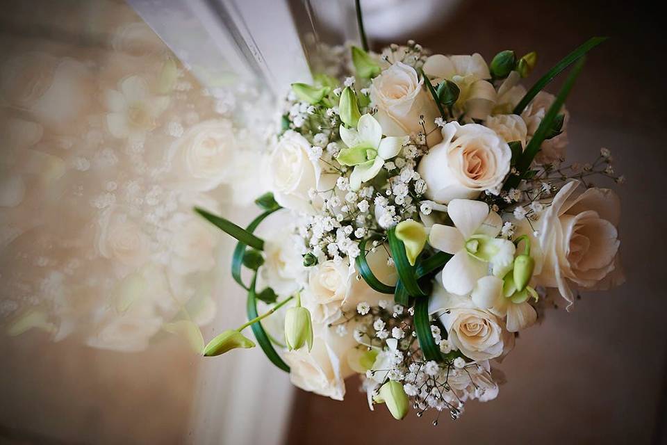 Brides wedding bouquet