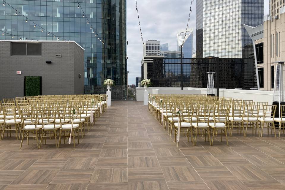 Ceremony on Rooftop
