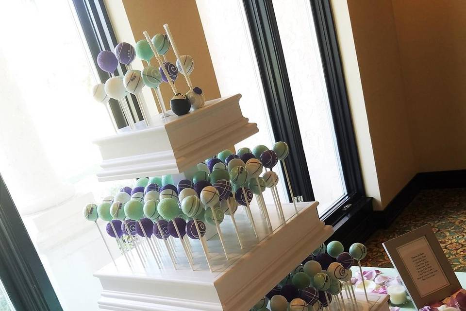 Tiered dessert display