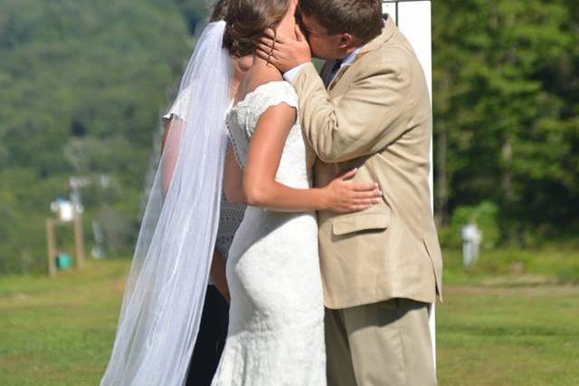 Couple kissing