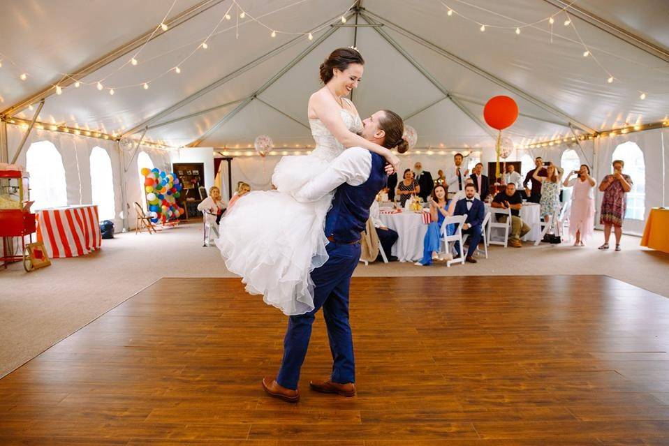 Memorable first dance