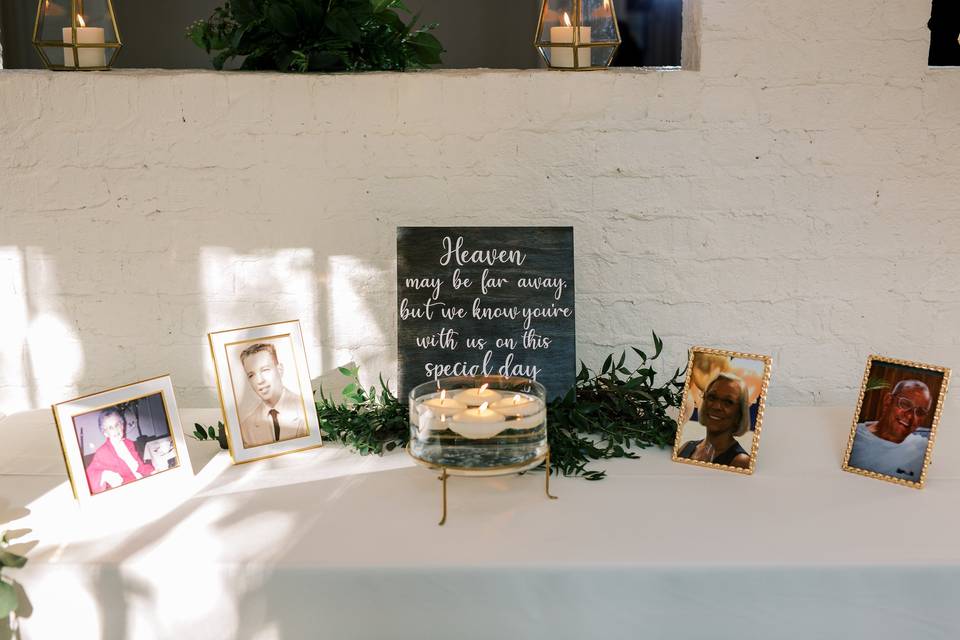 Memorial table