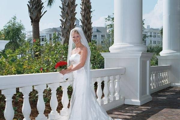 Bride at Baytowne Warf at Sandestin, Florida