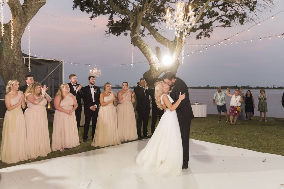 First Dance under the stars