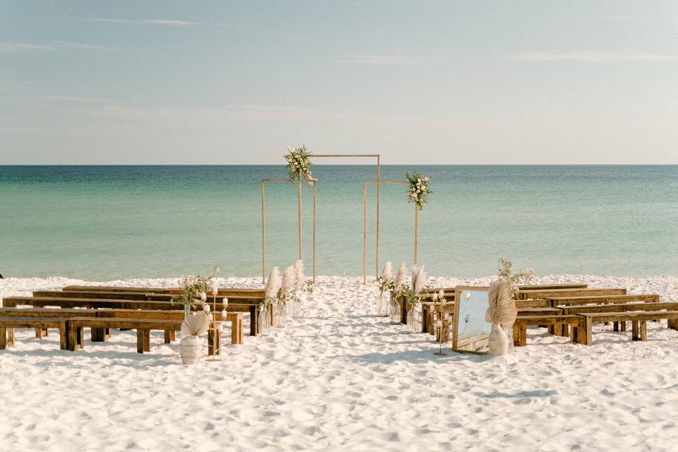 Coastal Beach Ceremony