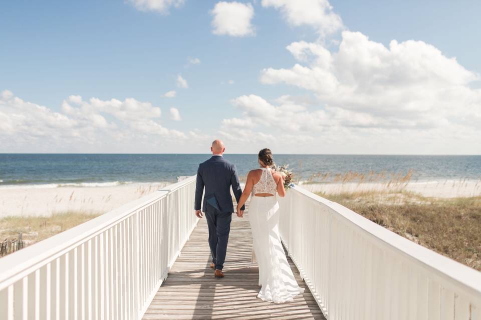 Beach couple