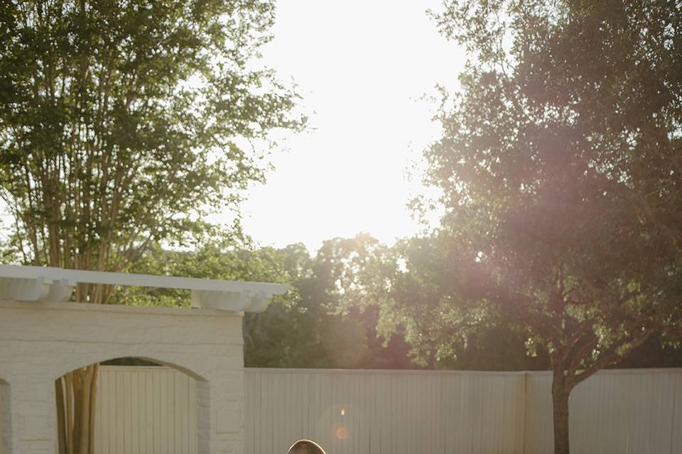 Sunset Views in Rose Garden
