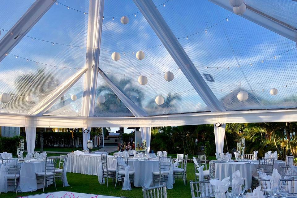 Outdoor Tent Reception