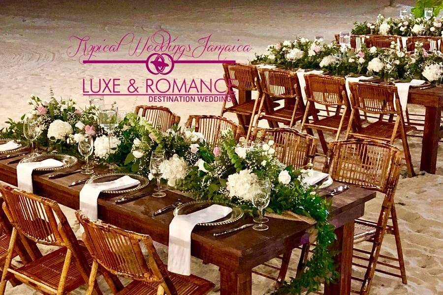 Rustic Reception Details