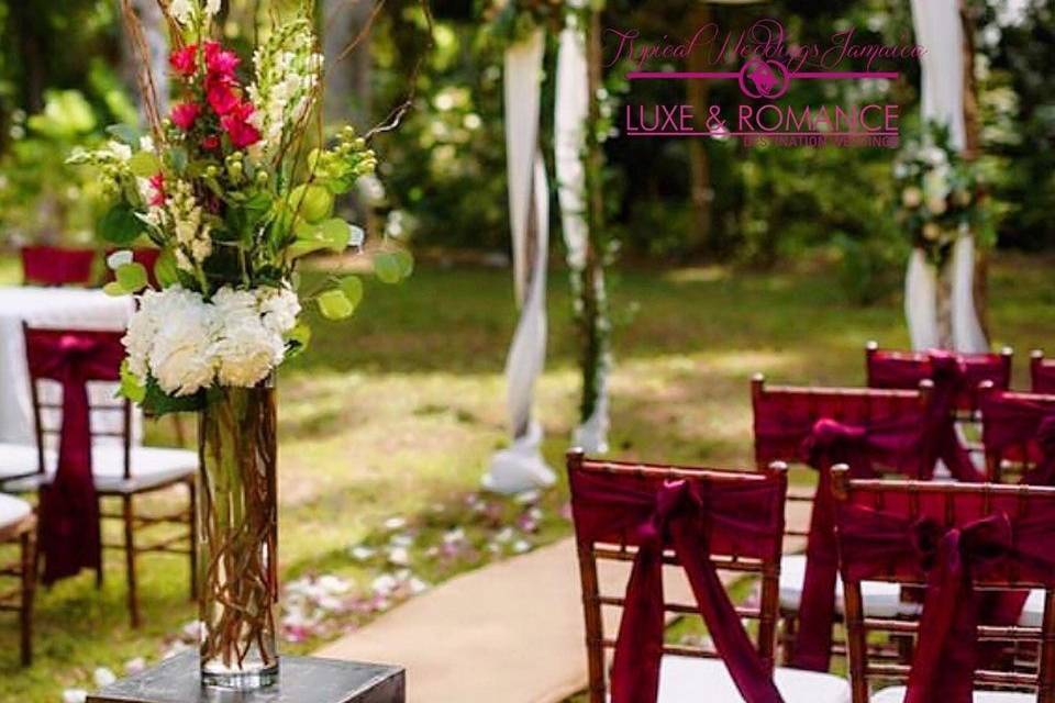 Rustic Garden Ceremony