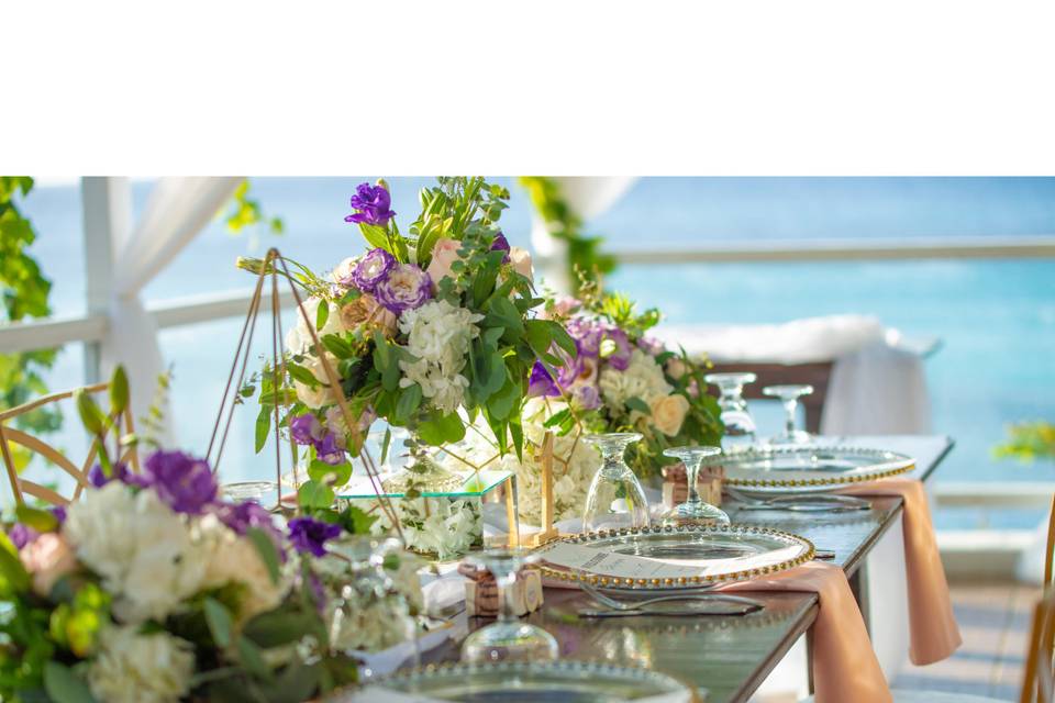 Reception Tablescape