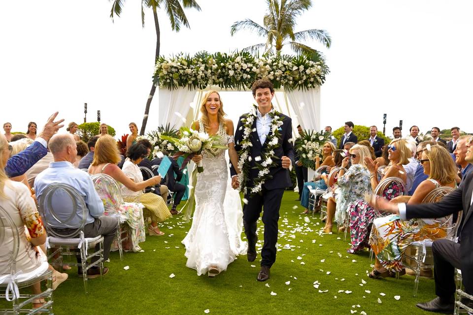 Drone Olowalu Wedding