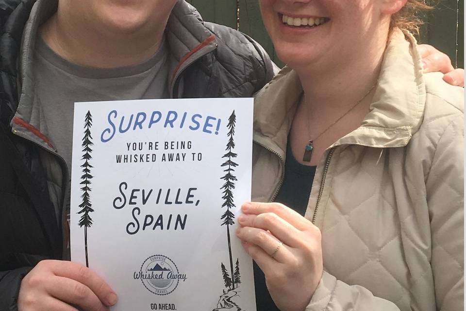 Sarah + Michael were Whisked Away to Seville, Spain for their honeymoon!