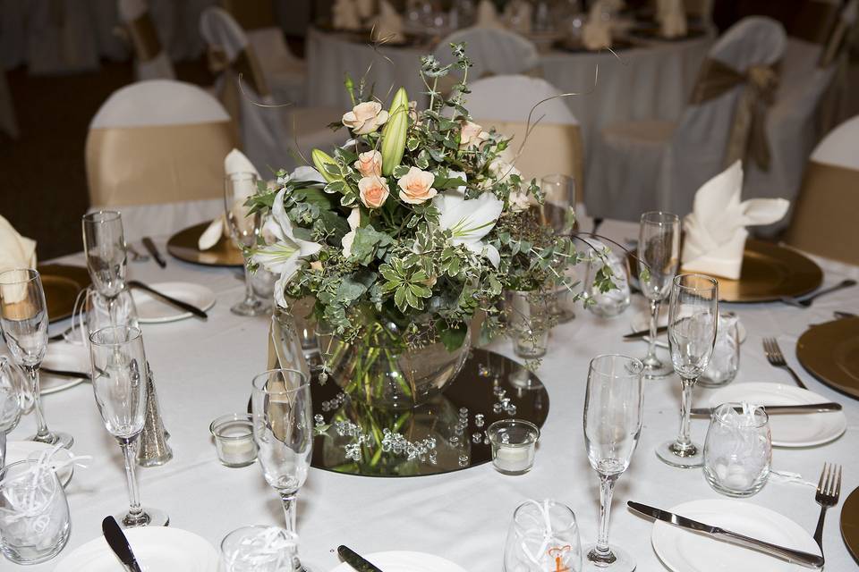 Flower centerpiece