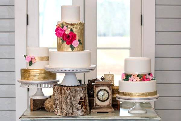 Decontructed Wedding Cake