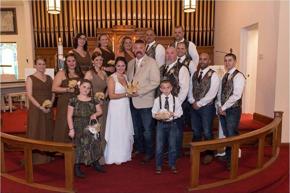 Groom and groomsmen