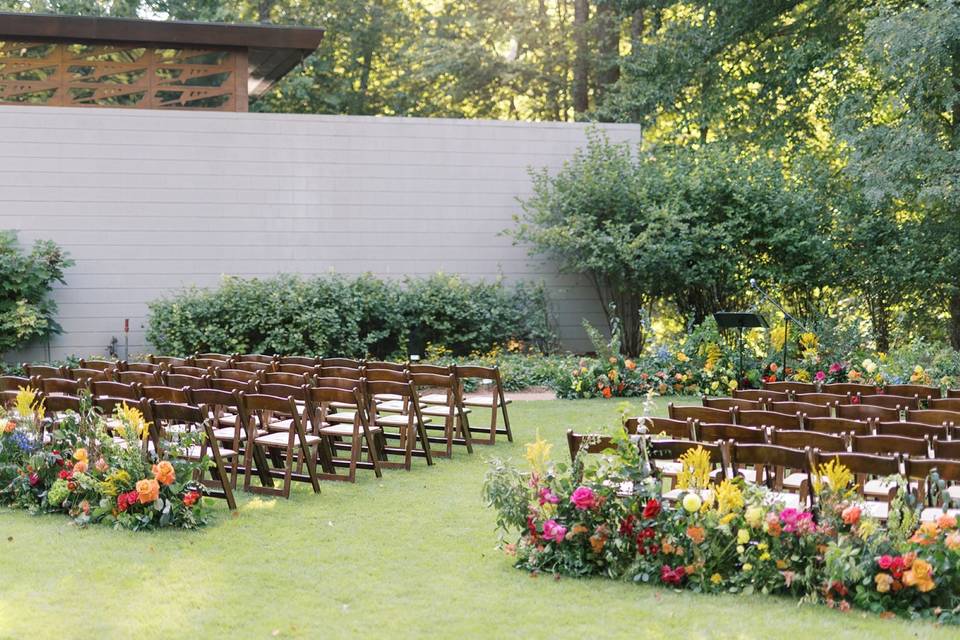 Ceremony - FLW House Lawn