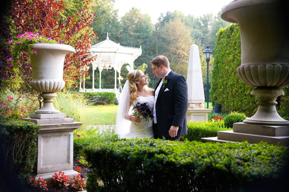 Couple in the garden