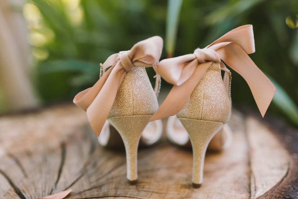 Bride's shoes