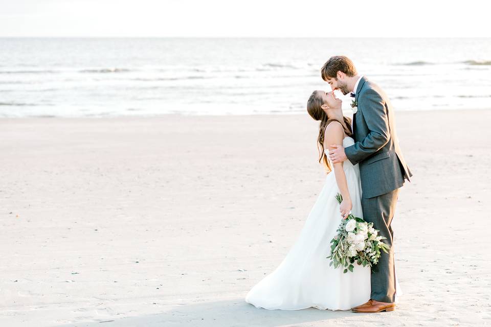 Charleston beach wedding