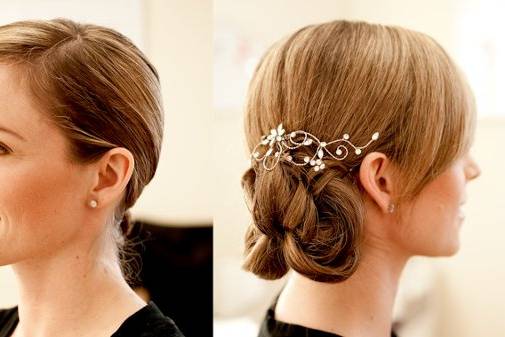 Elaborate Bun with Hair Pin, Updo