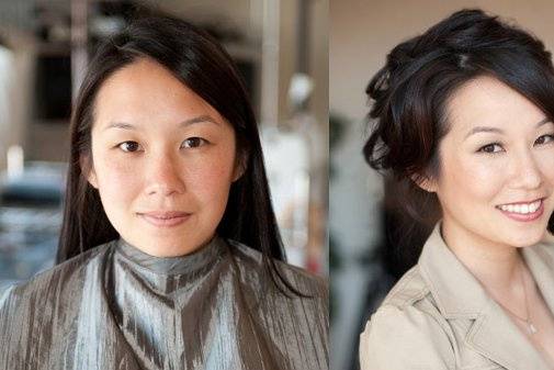 Before and After, Updo, Asian