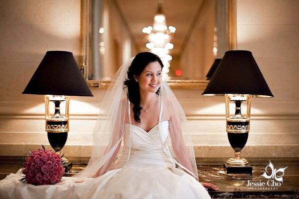 Professional Makeup and Hair at the Palace Hotel.  Photo by Jessie Cho.