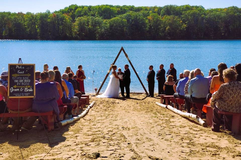 Ceremony at the Lake