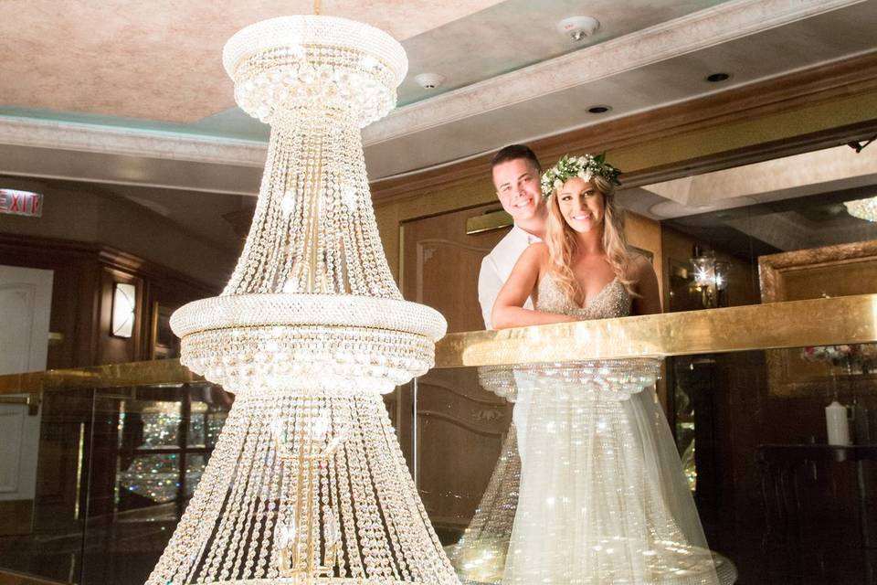 Sparkling chandelier