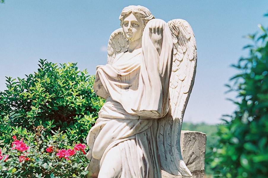Invision Events angel statue