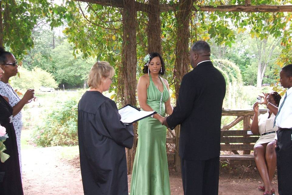 Outdoor ceremony