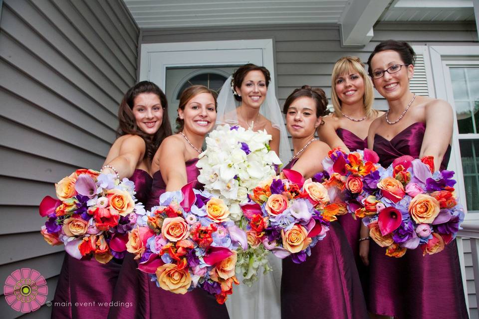 White flower arrangement