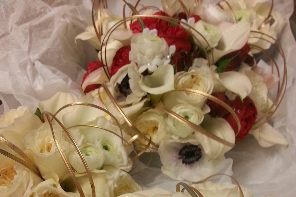 White and pink bouquet