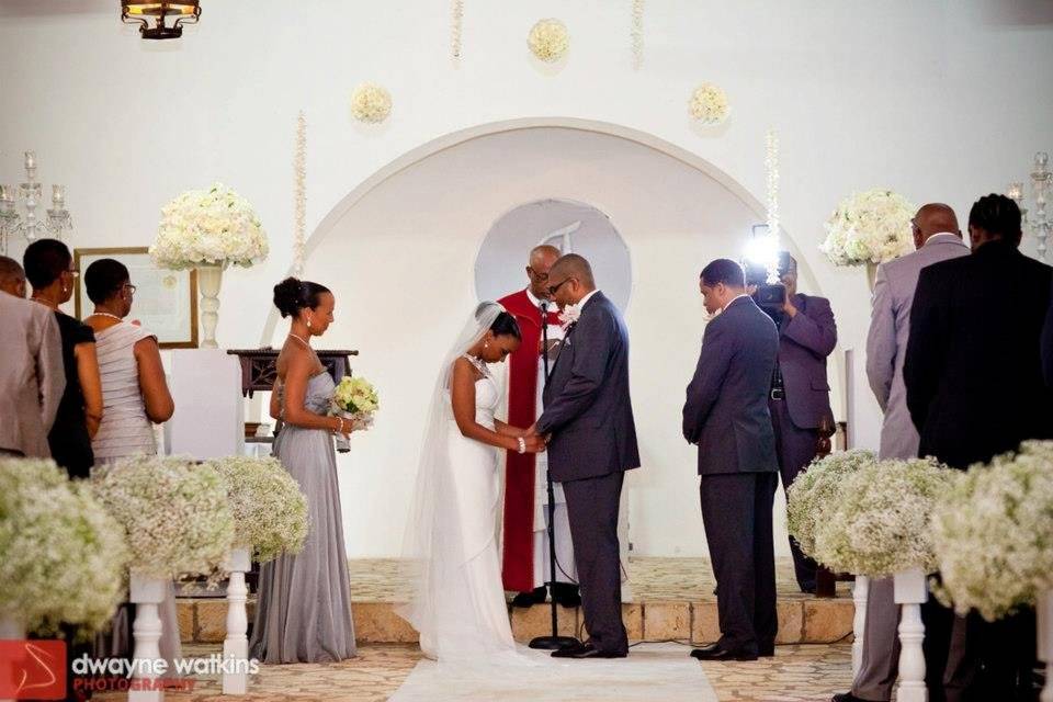 Ceremony at Prospect Chapel, St. Ann, Jamaica