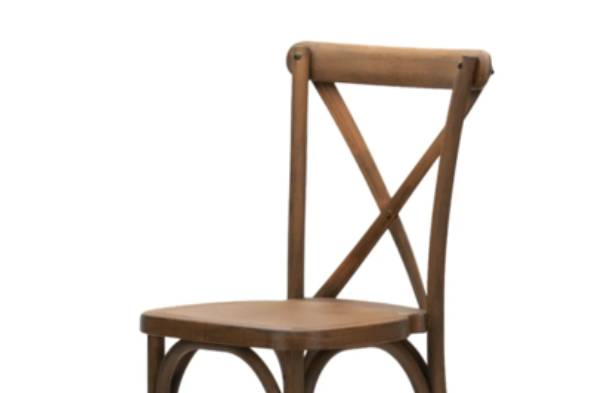 Wood Resin Crossback Chairs