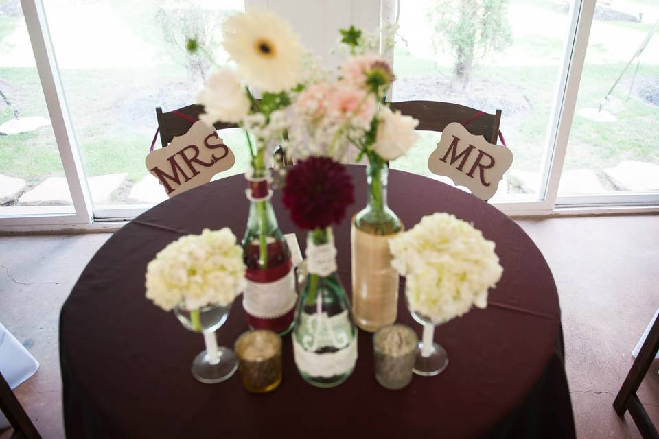 Sweetheart table