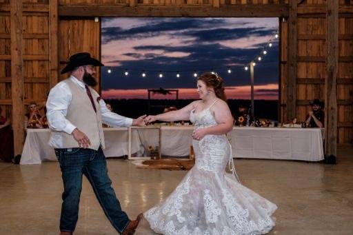 Sunset first dance