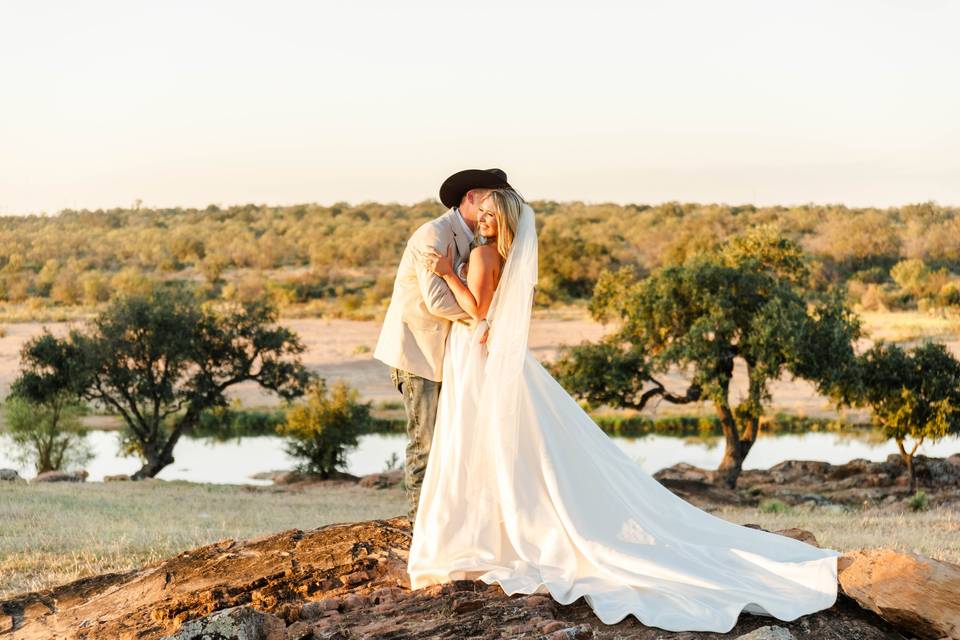 Couple at sunset