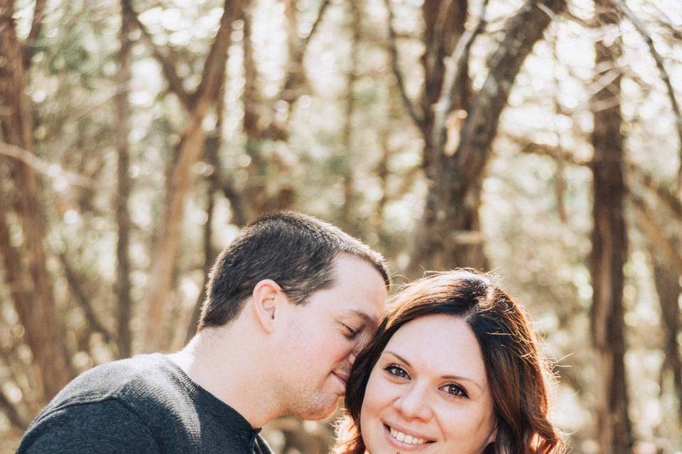Couples engagement photo