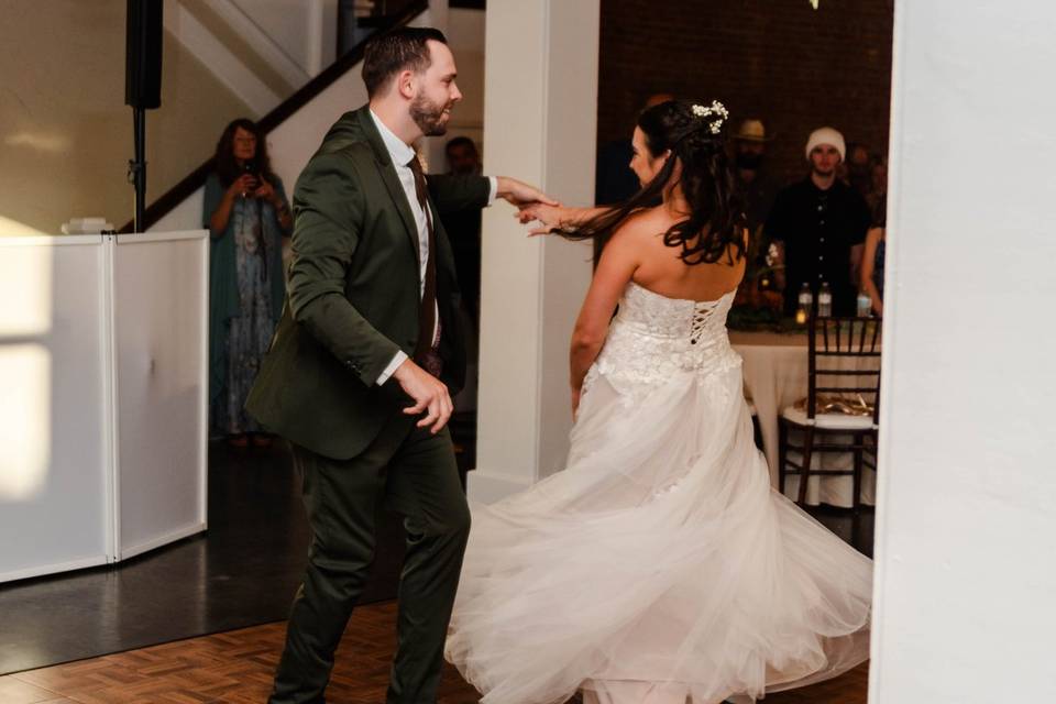 Couple dancing