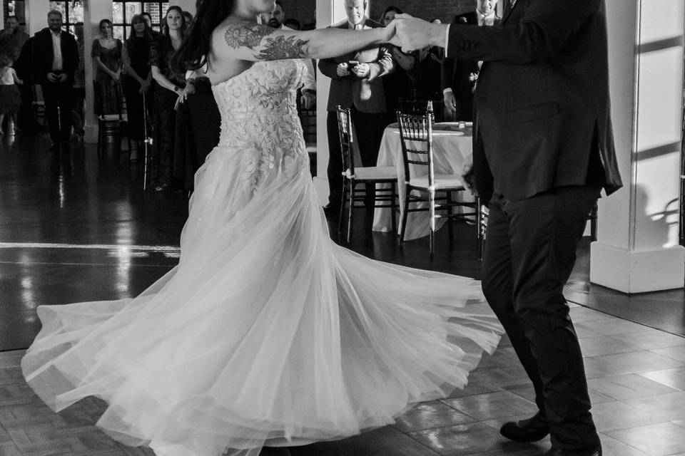 Couple dancing