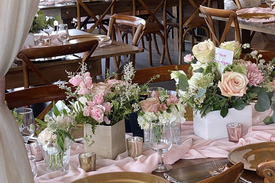 All White Boho Bouquet