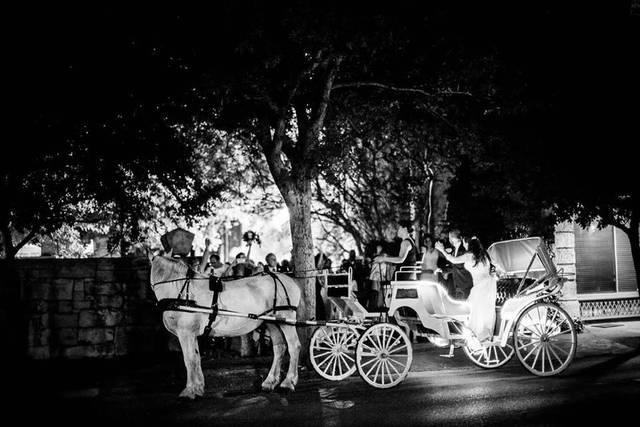 Wedding sendoff in San Antonio