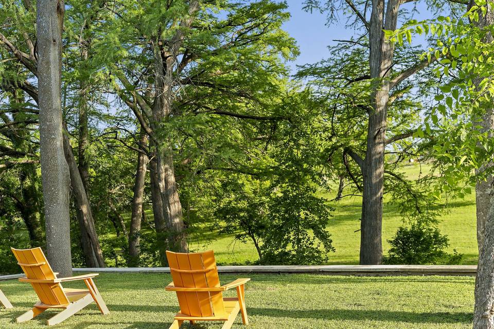 Outdoor hangout space
