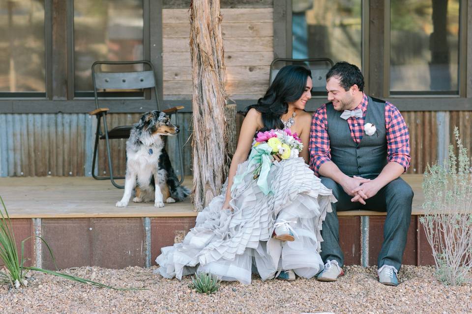 A private moment on the deck