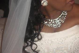 Bride in veil